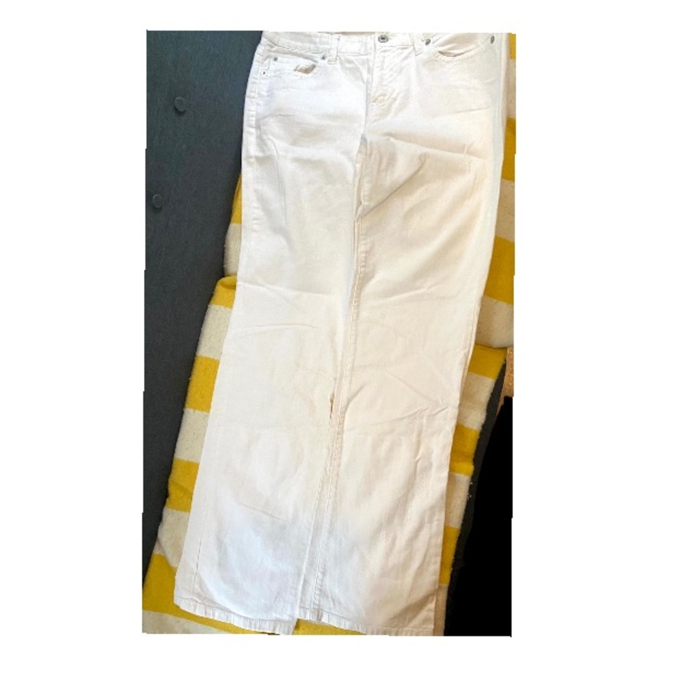 Ann Taylor Loft Original Boot cut pants sz 8 white